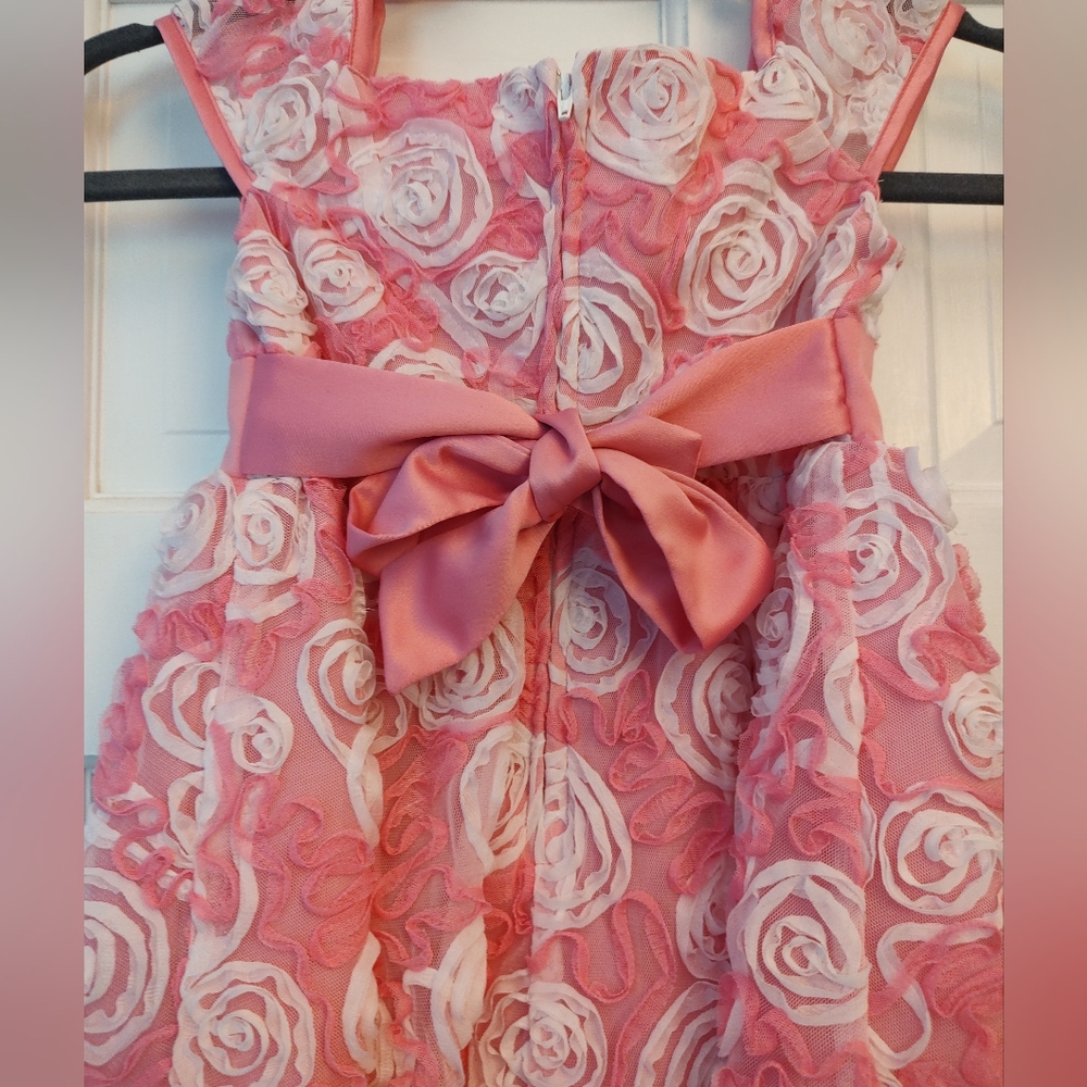 Rare Editions Rosette Dress - Picture 5 of 6